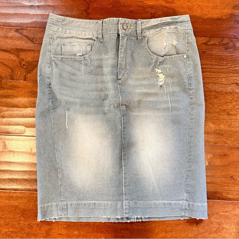 Anthropologie Pilcro Pencil Denim Jean Skirt, size 29